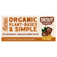 <img alt="Skout Organic, Protein Bar, Chocolate Peanut Butter, 12 Bars, 1.9 oz (55 g) Each" title="Skout Organic, Protein Bar, Chocolate Peanut Butter, 12 Bars, 1.9 oz (55 g) Each,850038249441"