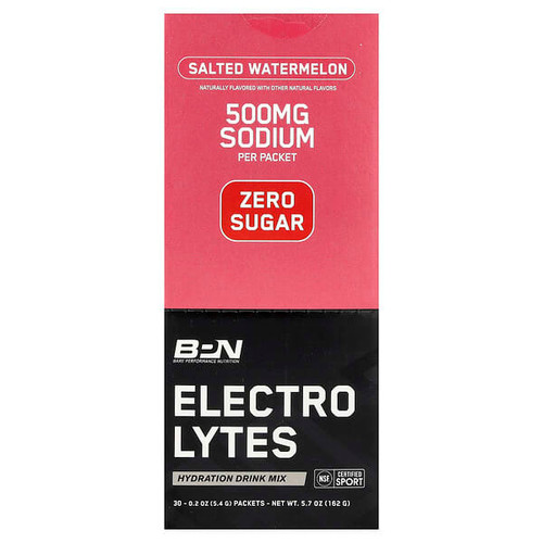 <img alt="BPN, Electrolytes, Hydration Drink Mix, Salted Watermelon, 30 Packets, 0.2 oz (5.4 g) Each" title="BPN, Electrolytes, Hydration Drink Mix, Salted Watermelon, 30 Packets, 0.2 oz (5.4 g) Each,856622004076"