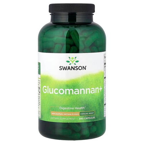 <img alt="Swanson Vitamins, Glucomannan+, 300 Capsules" title="Swanson Vitamins, Glucomannan+, 300 Capsules,087614040905"
