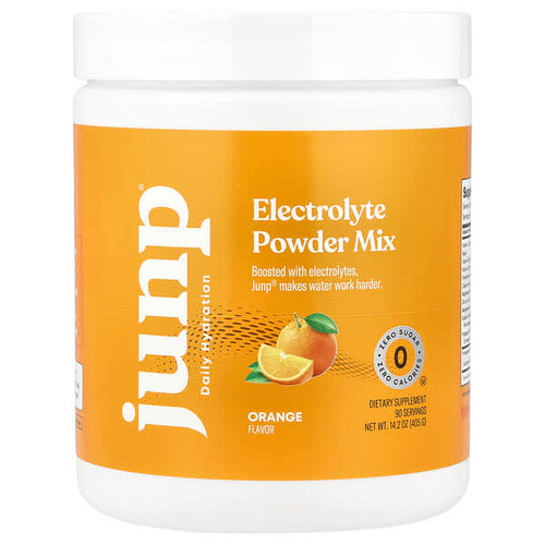 <img alt="JUNP Hydration, Electrolyte Powder Mix, Orange, 14.2 oz (405 g)" title="JUNP Hydration, Electrolyte Powder Mix, Orange, 14.2 oz (405 g),848998062231"