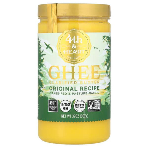 <img alt="4th & Heart, Ghee Clarified Butter, Original Recipe, 32 oz (907 g)" title="4th & Heart, Ghee Clarified Butter, Original Recipe, 32 oz (907 g),853104007860"
