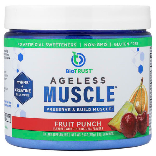 <img alt="BioTRUST, Ageless Muscle, Fruit Punch, 7.4 oz (211 g)" title="BioTRUST, Ageless Muscle, Fruit Punch, 7.4 oz (211 g),812996020180"