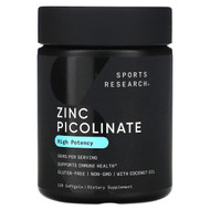 <img alt="Sports Research, Zinc Picolinate, High Potency, 50 mg, 120 Softgels" title="Sports Research, Zinc Picolinate, High Potency, 50 mg, 120 Softgels,023249091936"