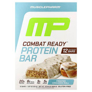 <img alt="MusclePharm, Combat Ready Protein Bar, Frosted Cinnamon Roll, 12 Bars, 1.87 oz (53 g) Each" title="MusclePharm, Combat Ready Protein Bar, Frosted Cinnamon Roll, 12 Bars, 1.87 oz (53 g) Each,810002502590"