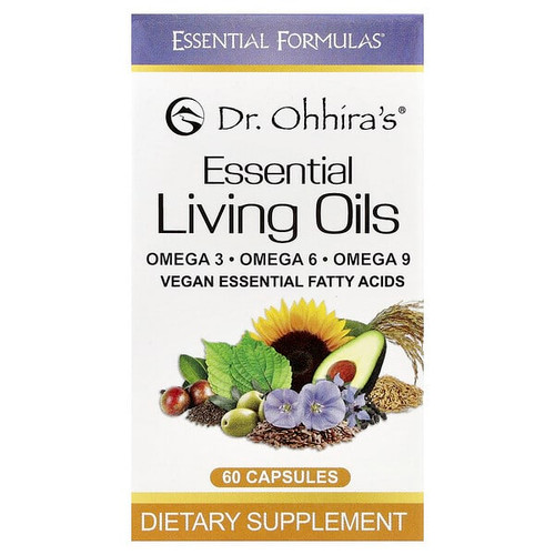 <img alt="Dr. Ohhiras, Essential Living Oils, 60 Capsules" title="Dr. Ohhiras, Essential Living Oils, 60 Capsules,695927121329"