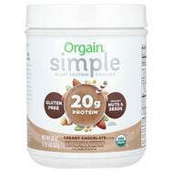 <img alt="Orgain, Simple, Plant Protein Powder, Creamy Chocolate, 1.25 lb (567 g)" title="Orgain, Simple, Plant Protein Powder, Creamy Chocolate, 1.25 lb (567 g),851770007474"