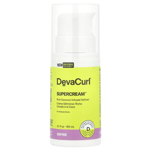 <img alt="DevaCurl, Supercream, Rich Coconut-Infused Definer, For Coarse Curls , 5.1 fl oz (150 ml)" title="DevaCurl, Supercream, Rich Coconut-Infused Definer, For Coarse Curls , 5.1 fl oz (150 ml),815934026701"