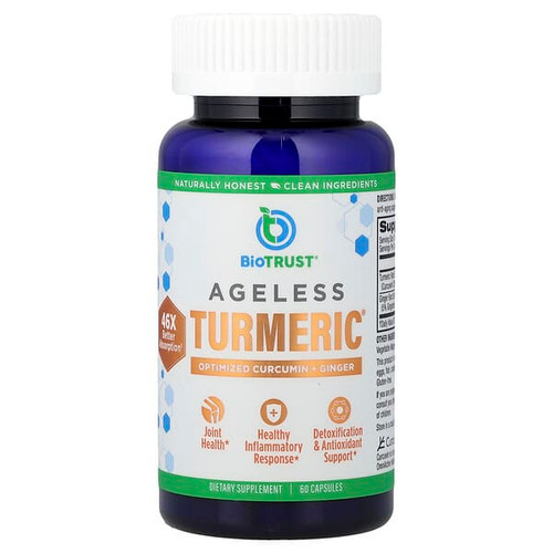 <img alt="BioTRUST, Ageless Turmeric, 60 Capsules" title="BioTRUST, Ageless Turmeric, 60 Capsules,812996020401"