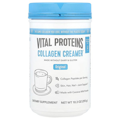 <img alt="Vital Proteins, Collagen Creamer, Original, 10.3 oz (293 g)" title="Vital Proteins, Collagen Creamer, Original, 10.3 oz (293 g),810089955197"