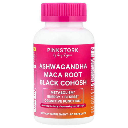 <img alt="Pink Stork, Ashwagandha Maca Root Black Cohosh, 60 Capsules" title="Pink Stork, Ashwagandha Maca Root Black Cohosh, 60 Capsules,850060769221"