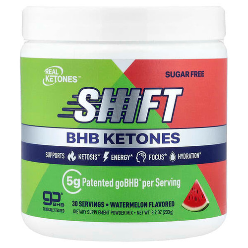 <img alt="Real Ketones, Shift, BHB Ketones Powder Mix, Watermelon, 8.2 oz (233 g)" title="Real Ketones, Shift, BHB Ketones Powder Mix, Watermelon, 8.2 oz (233 g),850039530401"