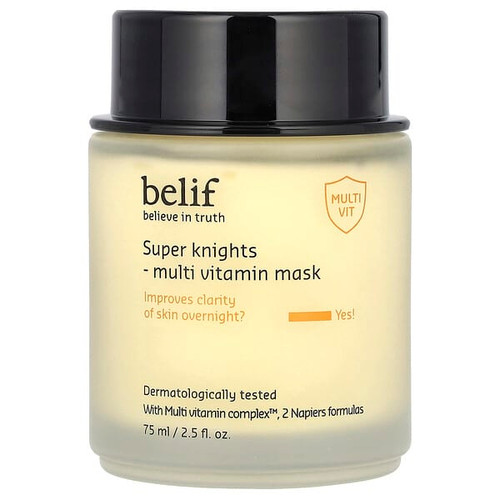 <img alt="belif, Super Knights, Multivitamin Beauty Mask, 2.5 fl oz (75 ml)" title="belif, Super Knights, Multivitamin Beauty Mask, 2.5 fl oz (75 ml),8801051484335"