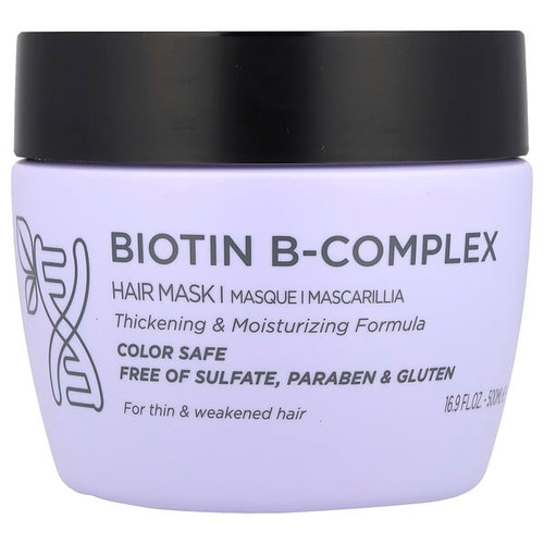 <img alt="Luseta Beauty, Biotin B-Complex, Hair Mask, Thin & Weakened Hair, 16.9 fl oz (500 ml)" title="Luseta Beauty, Biotin B-Complex, Hair Mask, Thin & Weakened Hair, 16.9 fl oz (500 ml),852750008740"