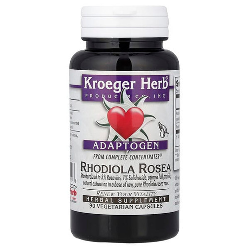 <img alt="Kroeger Herb Co, Complete Concentrates, Rhodiola Rosea, 90 Vegetarian Capsules" title="Kroeger Herb Co, Complete Concentrates, Rhodiola Rosea, 90 Vegetarian Capsules,696916115190"