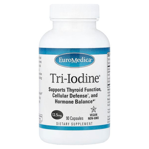 <img alt="EuroMedica, Tri-Iodine, 12.5 mg, 90 Capsules" title="EuroMedica, Tri-Iodine, 12.5 mg, 90 Capsules,367703682996"
