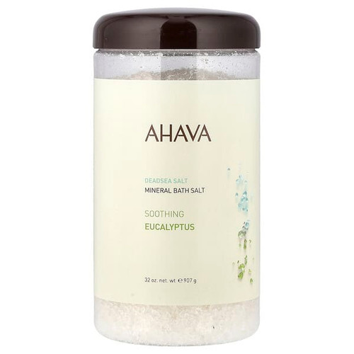 <img alt="AHAVA North America, Mineral Bath Salt, Soothing Eucalyptus, 32 oz (907 g)" title="AHAVA North America, Mineral Bath Salt, Soothing Eucalyptus, 32 oz (907 g),697045150694"