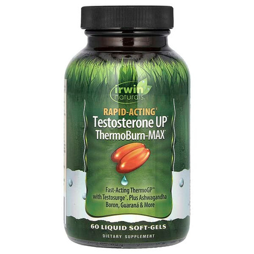 <img alt="Irwin Naturals, Rapid Acting Testosterone UP, ThermoBurn-MAX, 60 Liquid Soft-Gels" title="Irwin Naturals, Rapid Acting Testosterone UP, ThermoBurn-MAX, 60 Liquid Soft-Gels,840081410400"