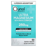 <img alt="Qunol, Ultra Magnesium Glycinate Complex, 250 mg, 90 Coated Tablets" title="Qunol, Ultra Magnesium Glycinate Complex, 250 mg, 90 Coated Tablets,850052593339"