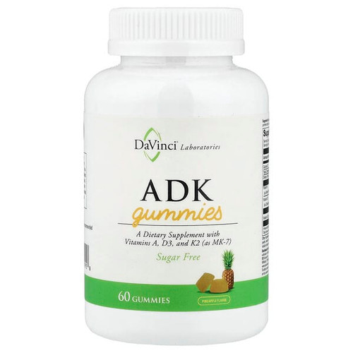 <img alt="DaVinci Laboratories, ADK Gummies, Pineapple, 60 Gummies" title="DaVinci Laboratories, ADK Gummies, Pineapple, 60 Gummies,026664019158"
