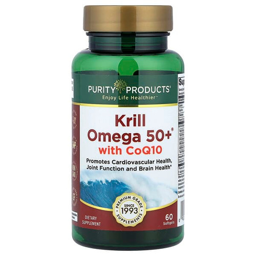 <img alt="Purity Products, Krill Omega 50+ with  CoQ10, 60 Softgels" title="Purity Products, Krill Omega 50+ with  CoQ10, 60 Softgels,040232390326"