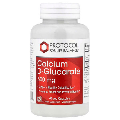 <img alt="Protocol for Life Balance, Calcium D-Glucarate, 500 mg, 90 Veg Capsules" title="Protocol for Life Balance, Calcium D-Glucarate, 500 mg, 90 Veg Capsules,707359130975"