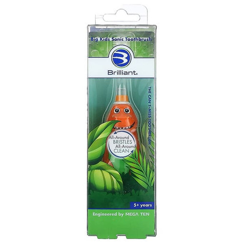 <img alt="Baby Buddy, Brilliant, Big Kids Sonic Toothbrush, 5+ Years, Dinosaur , 1 Sonic Toothbrush" title="Baby Buddy, Brilliant, Big Kids Sonic Toothbrush, 5+ Years, Dinosaur , 1 Sonic Toothbrush,072076011204"