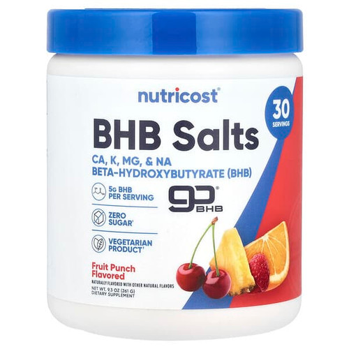 <img alt="Nutricost, BHB Salts, goBHB, Fruit Punch, 9.3 oz (261 g)" title="Nutricost, BHB Salts, goBHB, Fruit Punch, 9.3 oz (261 g),810139571063"