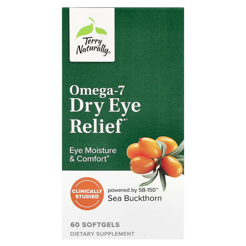 <img alt="Terry Naturally, Omega-7 Dry Eye Relief , 60 Softgels" title="Terry Naturally, Omega-7 Dry Eye Relief , 60 Softgels,367703331061"