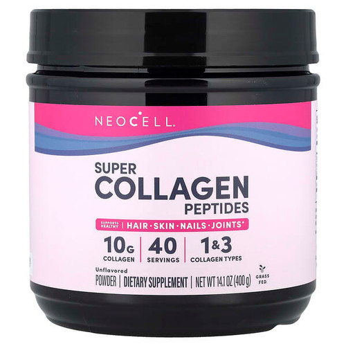 <img alt="NeoCell, Super Collagen Peptides, Unflavored, 14.1 oz (400 g)" title="NeoCell, Super Collagen Peptides, Unflavored, 14.1 oz (400 g),016185129863"