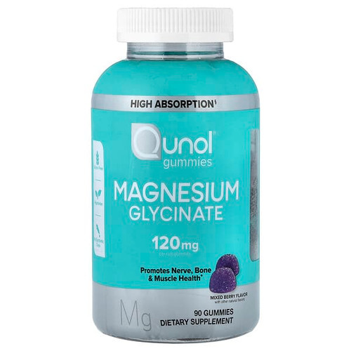<img alt="Qunol, Magnesium Glycinate Gummies, Mixed Berry, 90 Gummies (60 mg per Gummy)" title="Qunol, Magnesium Glycinate Gummies, Mixed Berry, 90 Gummies (60 mg per Gummy),850052593544"