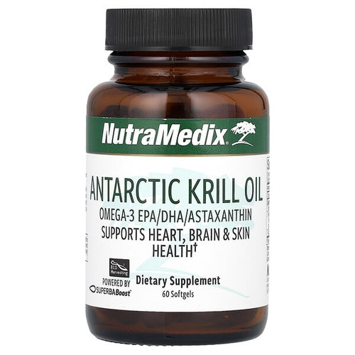 <img alt="NutraMedix, Antarctic Krill Oil, 60 Softgels" title="NutraMedix, Antarctic Krill Oil, 60 Softgels,728650047502"