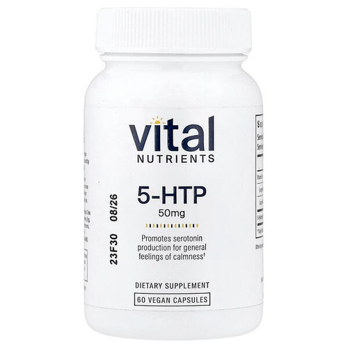 <img alt="Vital Nutrients, 5-HTP, 60 Vegan Capsules" title="Vital Nutrients, 5-HTP, 60 Vegan Capsules,693465100110"