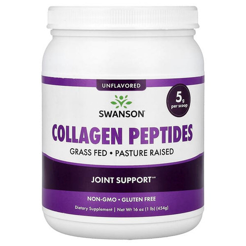 <img alt="Swanson Vitamins, Collagen Peptides, Unflavored, 16 oz (454 g)" title="Swanson Vitamins, Collagen Peptides, Unflavored, 16 oz (454 g),087614116570"
