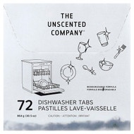 <img alt="The Unscented Company, Dishwasher Tabs, 72 Tabs, 30.5 oz (864 g)" title="The Unscented Company, Dishwasher Tabs, 72 Tabs, 30.5 oz (864 g),872401000404"