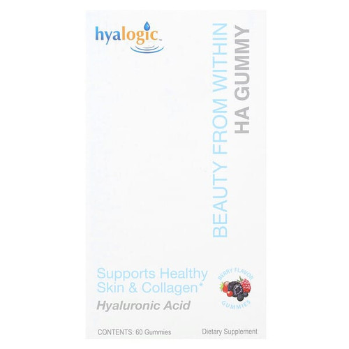 <img alt="Hyalogic, Beauty From Within, HA Gummy, Berry, 60 Gummies" title="Hyalogic, Beauty From Within, HA Gummy, Berry, 60 Gummies,858259000230"