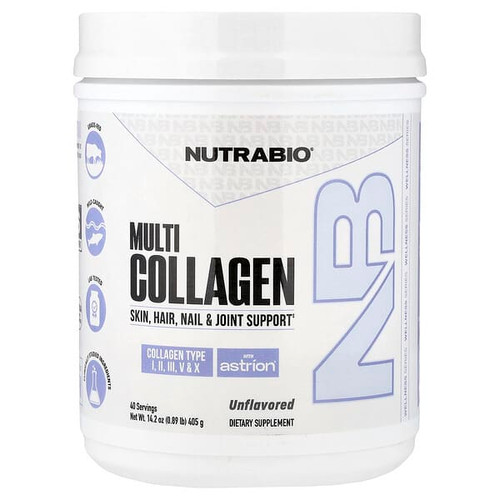 <img alt="NutraBio, Multi Collagen, Unflavored, 14.2 oz (405 g)" title="NutraBio, Multi Collagen, Unflavored, 14.2 oz (405 g),649908219741"