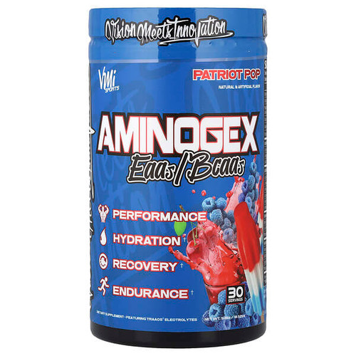 <img alt="VMI Sports, Aminogex, EAAs-BCAAs, Patriot Pop, 18.52 oz (525 g)" title="VMI Sports, Aminogex, EAAs-BCAAs, Patriot Pop, 18.52 oz (525 g),850001728737"