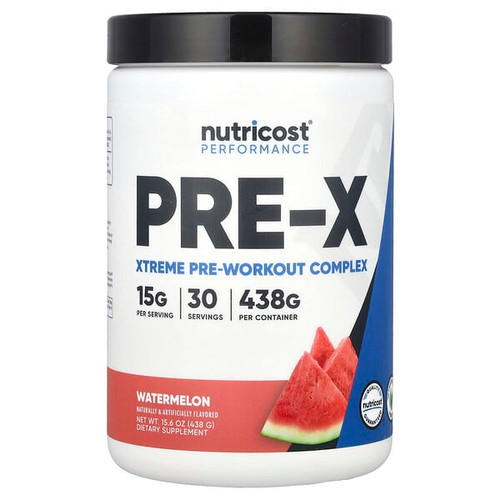 <img alt="Nutricost, Performance, PRE-X, Xtreme Pre-Workout Complex, Watermelon, 15.6 oz (438 g)" title="Nutricost, Performance, PRE-X, Xtreme Pre-Workout Complex, Watermelon, 15.6 oz (438 g),810139571339"