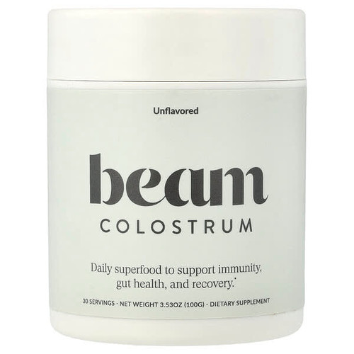 <img alt="Beam, Colostrum, Unflavored, 3.53 oz (100 g)" title="Beam, Colostrum, Unflavored, 3.53 oz (100 g),850063763592"