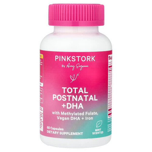 <img alt="Pink Stork, Total Postnatal + DHA, Mint, 60 Capsules" title="Pink Stork, Total Postnatal + DHA, Mint, 60 Capsules,850060769177"