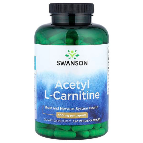 <img alt="Swanson Vitamins, Acetyl L-Carnitine, 500 mg, 240 Veggie Capsules" title="Swanson Vitamins, Acetyl L-Carnitine, 500 mg, 240 Veggie Capsules,087614116501"