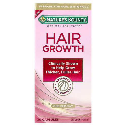 <img alt="Natures Bounty, Optimal Solutions, Hair Growth, 30 Capsules" title="Natures Bounty, Optimal Solutions, Hair Growth, 30 Capsules,074312012518"