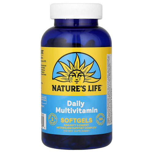 <img alt="Natures Life, Daily Multivitamin Softgels, 180 Softgels" title="Natures Life, Daily Multivitamin Softgels, 180 Softgels,040647003934"