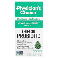 <img alt="Physicians Choice, Thin 30 Probiotic, 30 Capsules" title="Physicians Choice, Thin 30 Probiotic, 30 Capsules,854226008186"