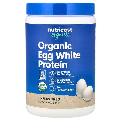 <img alt="Nutricost, Organic Egg White Protein, Unflavored, 8.1 oz (227 g)" title="Nutricost, Organic Egg White Protein, Unflavored, 8.1 oz (227 g),810014679952"