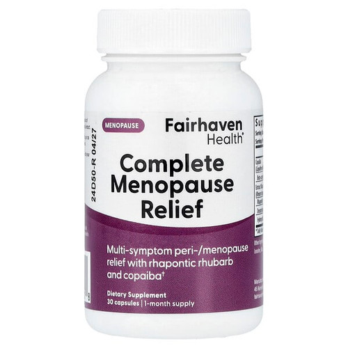 <img alt="Fairhaven Health, Complete Menopause Relief, 30 Capsules" title="Fairhaven Health, Complete Menopause Relief, 30 Capsules,850036124108"