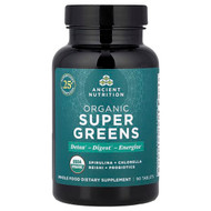 <img alt="Ancient Nutrition, Organic Super Greens, 90 Tablets" title="Ancient Nutrition, Organic Super Greens, 90 Tablets,816401026064"