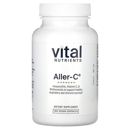 <img alt="Vital Nutrients, Aller-C, 100 Vegan Capsules" title="Vital Nutrients, Aller-C, 100 Vegan Capsules,693465524114"