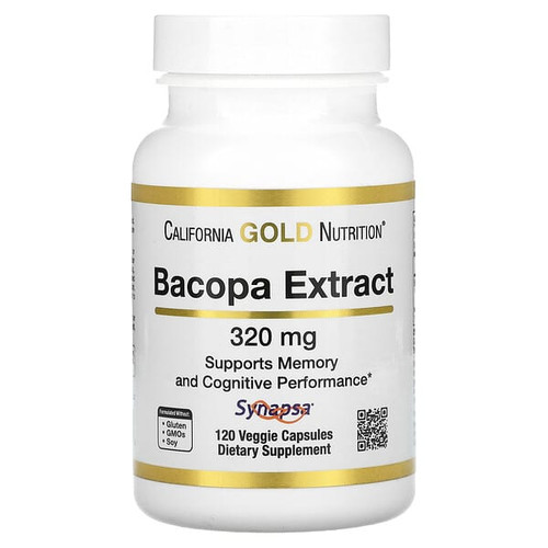 <img alt="California Gold Nutrition, Bacopa Extract, 320 mg, 120 Veggie Capsules" title="California Gold Nutrition, Bacopa Extract, 320 mg, 120 Veggie Capsules,898220020638"