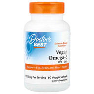 <img alt="Doctors Best, Vegan Omega-3,  EPA+DHA, 60 Veggie Softgels (1,000 mg per Softgel)" title="Doctors Best, Vegan Omega-3,  EPA+DHA, 60 Veggie Softgels (1,000 mg per Softgel),753950006188"